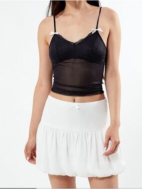 pacsun beverly and beck bubble mini skirt
